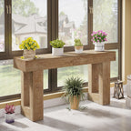 63-Inch Long Console Table, Wooden Rectangular Sofa Table Behind The Couch, Farmhouse Entryway Table for Entrance, Hallway, Living Room🏆