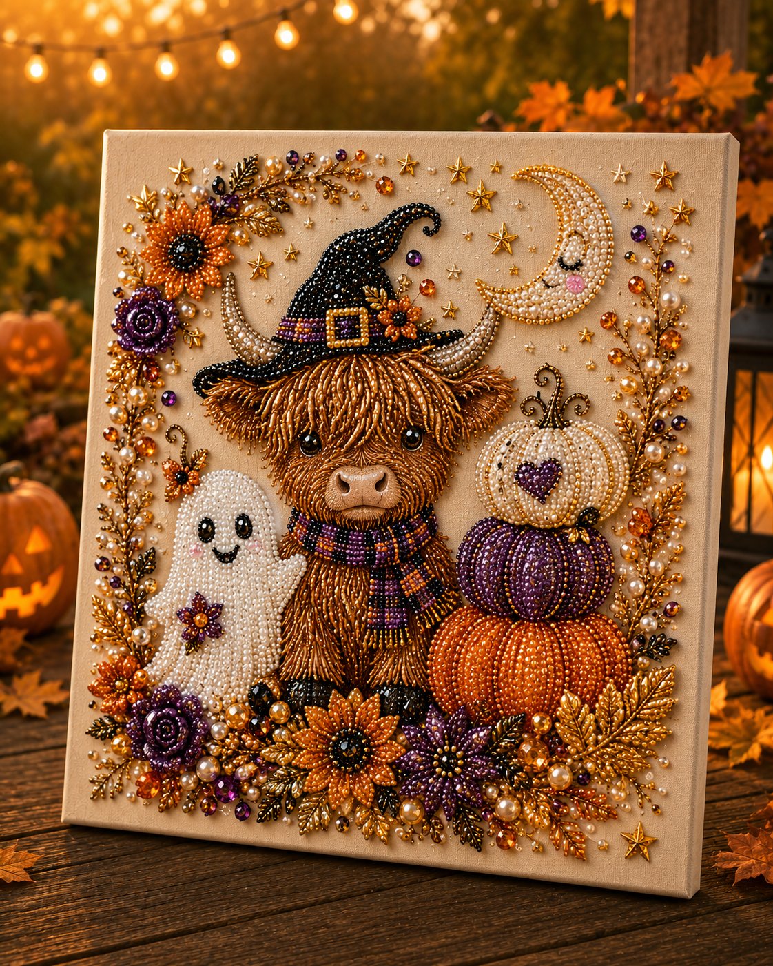👻 Halloween Ghost Pearl Art DIY Kit 🏆