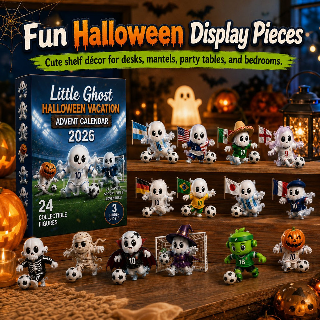🔥Last Day 49% OFF - 👻⚽Little Ghost Soccer Halloween Advent Calendar 2026🏆