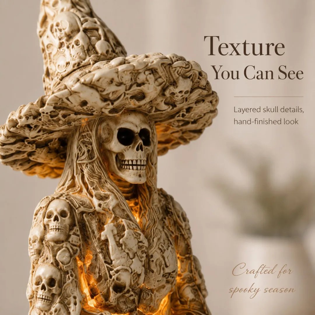 🔥HOT SALE 49% OFF✨Skeleton Witch Ornament🏆