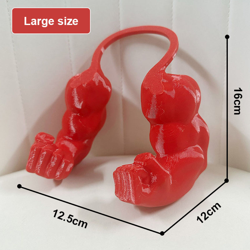 💪 3D Printed Hulk Arms Pet Cosplay Props with Halter Neck🏆