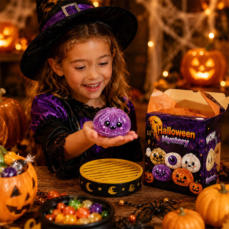 🎃 Halloween Dumpling Squeeze Squishy Toy🏆