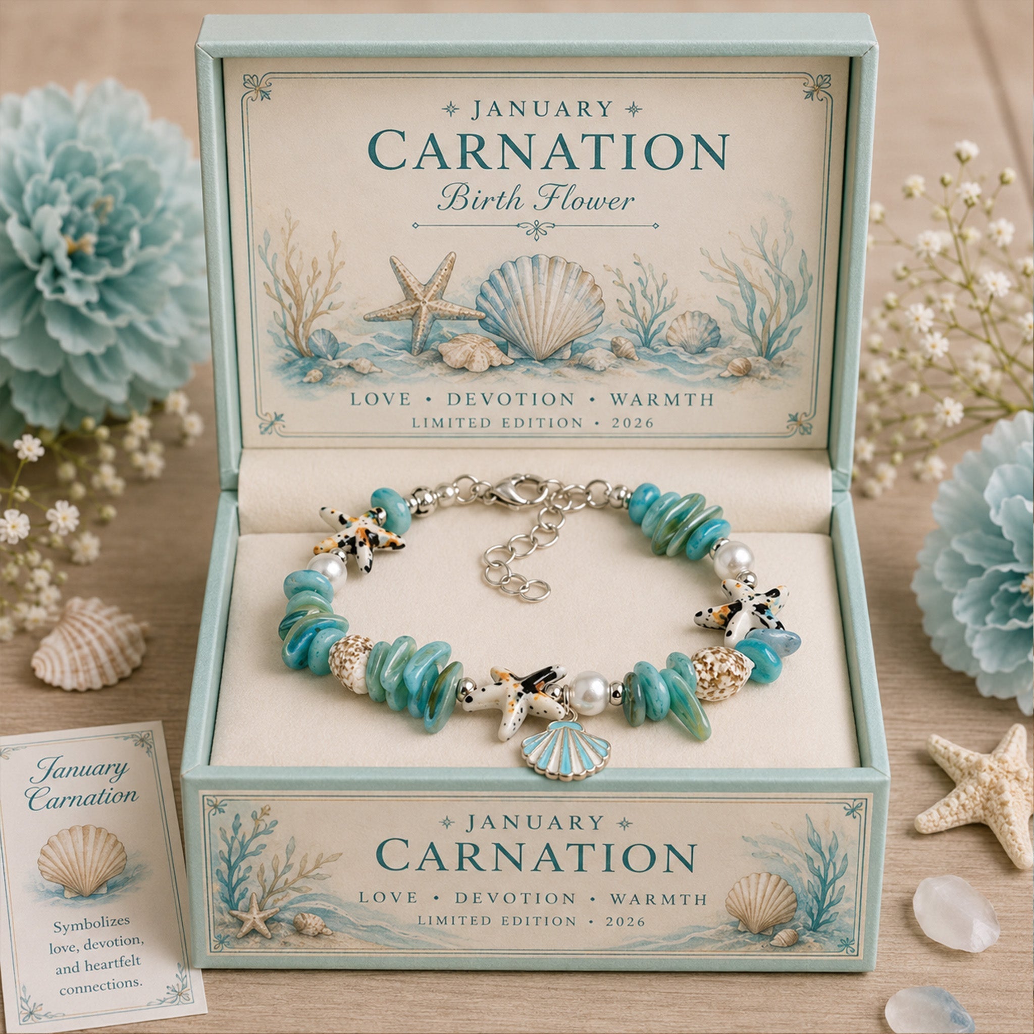 🐚 Blessings from the Deep: Shell, Pearl & Aquamarine Choker | 2026 Limited Handmade Edition – Only 8 Left🏆