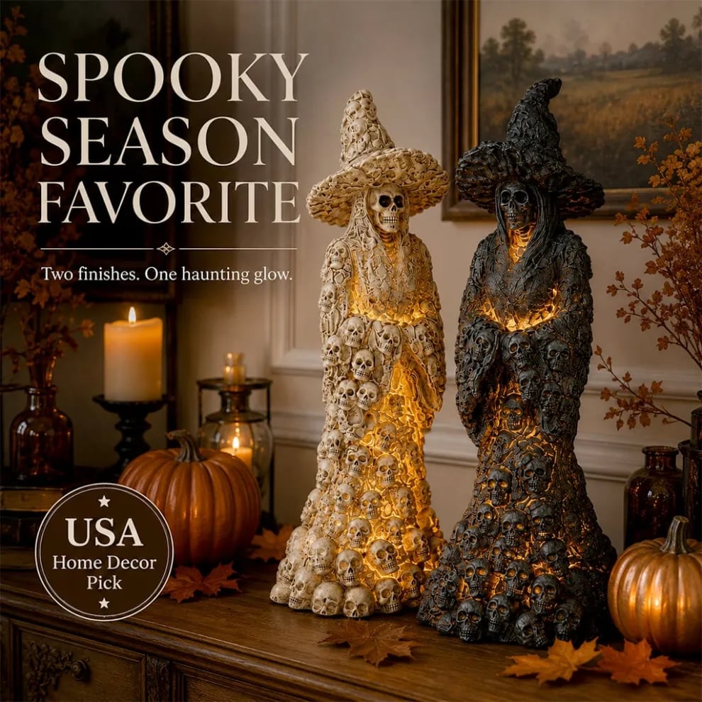🔥HOT SALE 49% OFF✨Skeleton Witch Ornament🏆