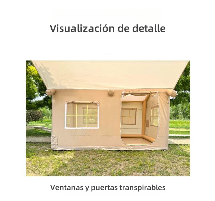 🎉⚡🏠Hot Sale⚡Waterproof Light Weight Oxford Cloth Automatic Inflatable Tent With Camping Equipment☀️🏆