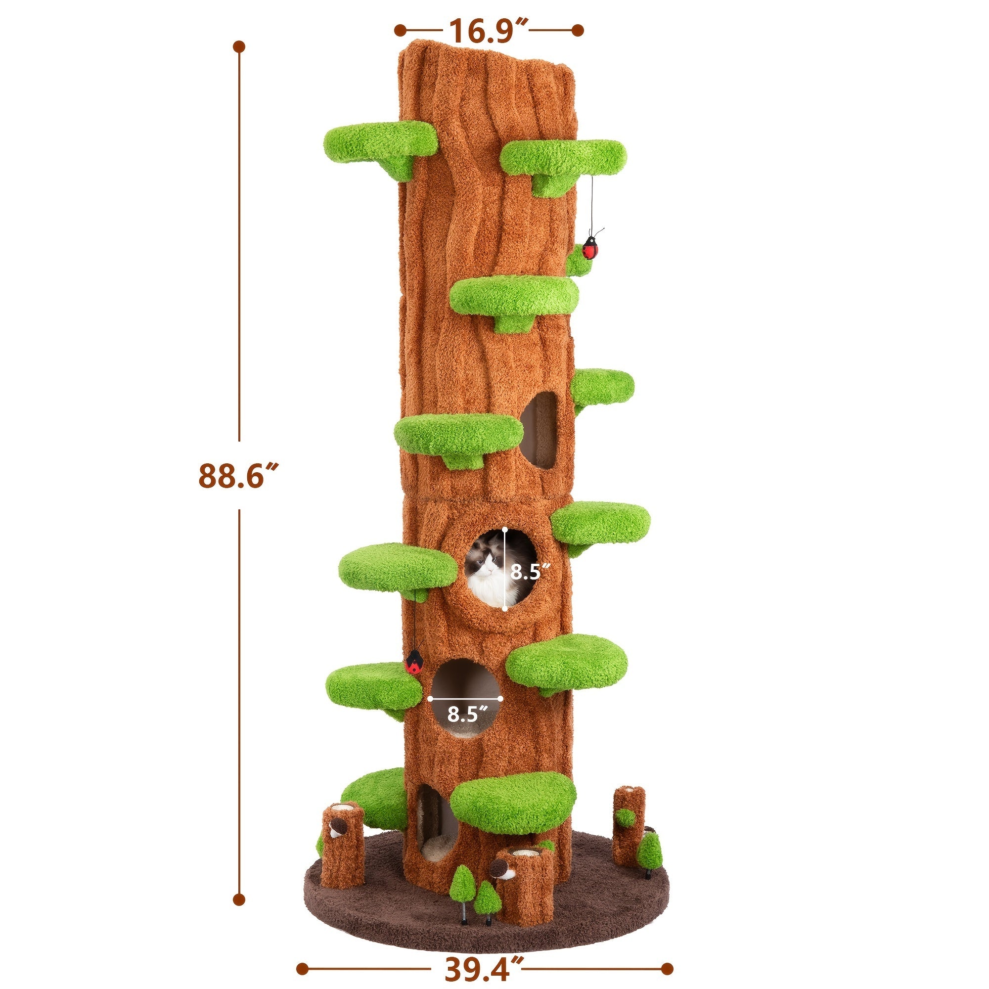 🔥Clearance discount last 1% stock🔥 🐱 Oversized Luxury Cat Tree Tower for Multi-Cat Homes🏆