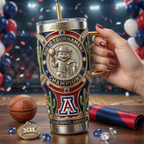 🏀🐱Arizona WildCats Big 12 tournament champion 2026 YETI Tumbler🏆