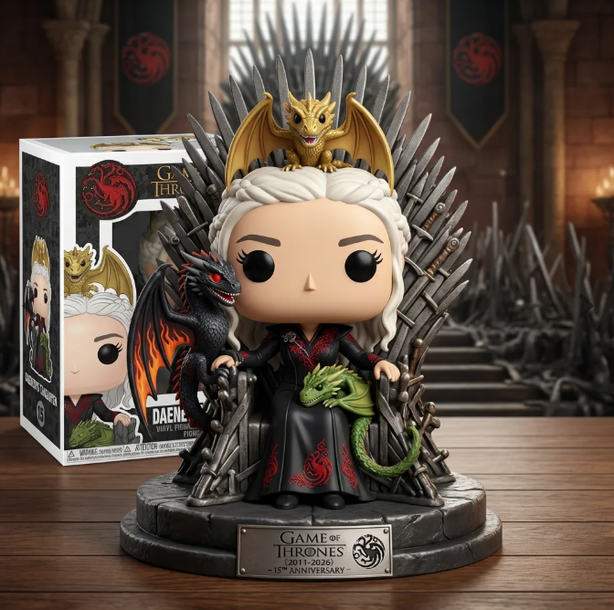 🐉🔥Game of Thrones Mother of Dragons 15th Anniversary Figure🏆
