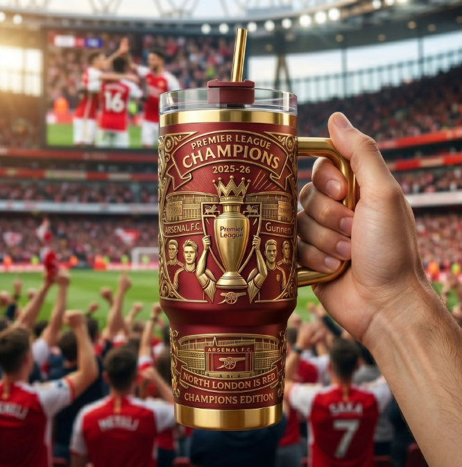 🔴 Arsenal 2026 EPL Champions Tumbler🏆