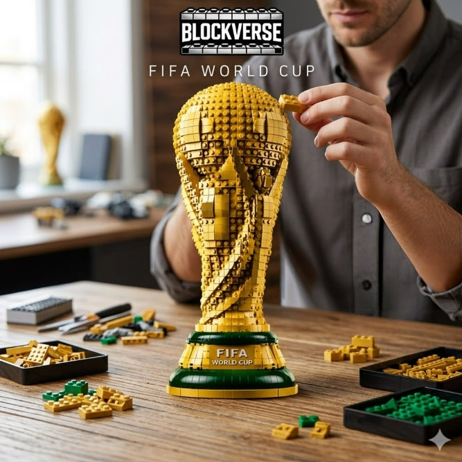 ⚽️FIFA World Cup Golden Championship Trophy Brick Lego Building🏆