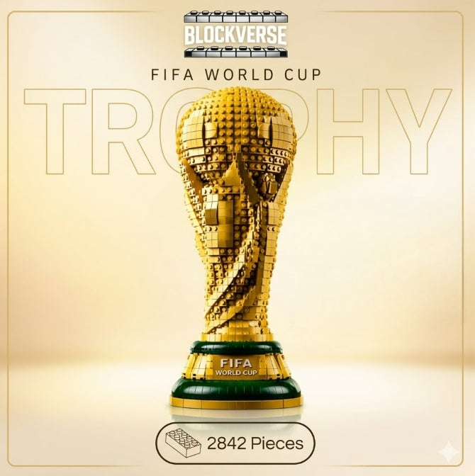 ⚽️FIFA World Cup Golden Championship Trophy Brick Lego Building🏆