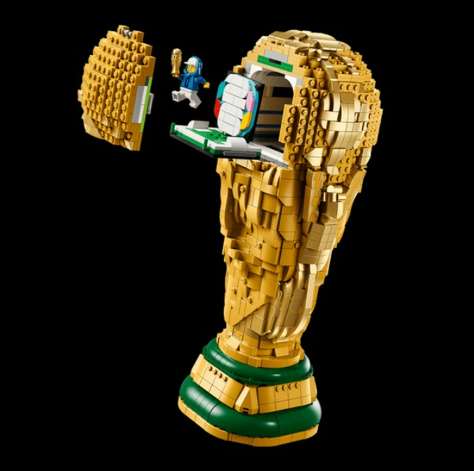 ⚽️FIFA World Cup Golden Championship Trophy Brick Lego Building🏆