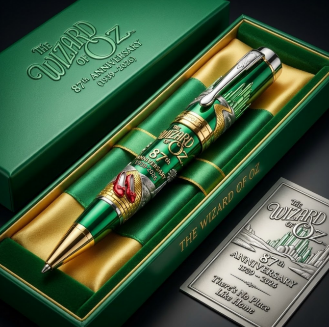 🟢 The Wizard of Oz 87th Anniversary Commemorative Metal Ballpoint Pen🏆