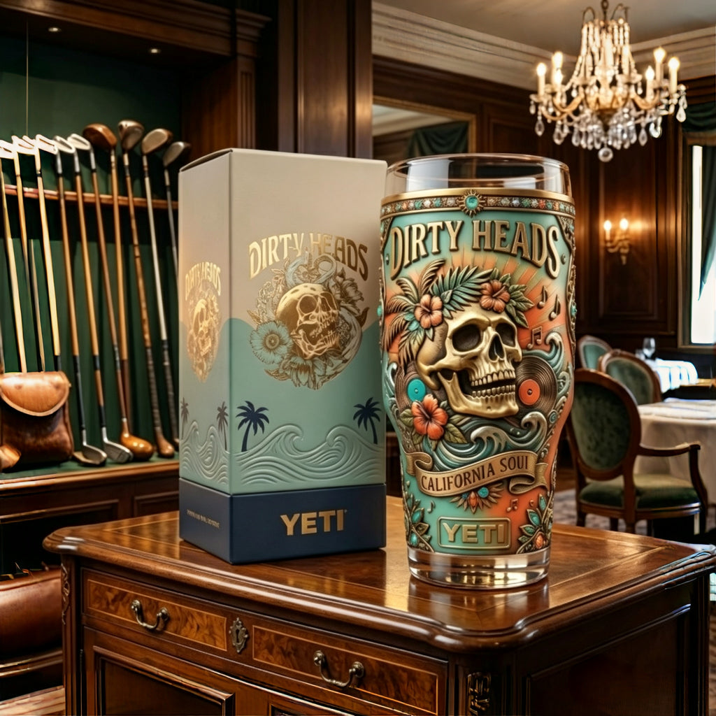 💀RARE Dirty Heads YETI Tumbler🏆
