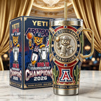 🏀🐱Arizona WildCats Big 12 tournament champion 2026 YETI Tumbler🏆
