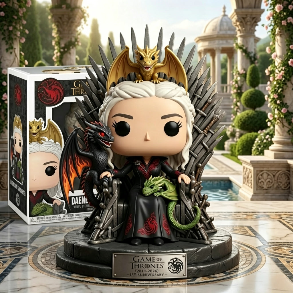 🐉🔥Game of Thrones Mother of Dragons 15th Anniversary Figure🏆
