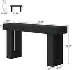 63-Inch Long Console Table, Wooden Rectangular Sofa Table Behind The Couch, Farmhouse Entryway Table for Entrance, Hallway, Living Room🏆