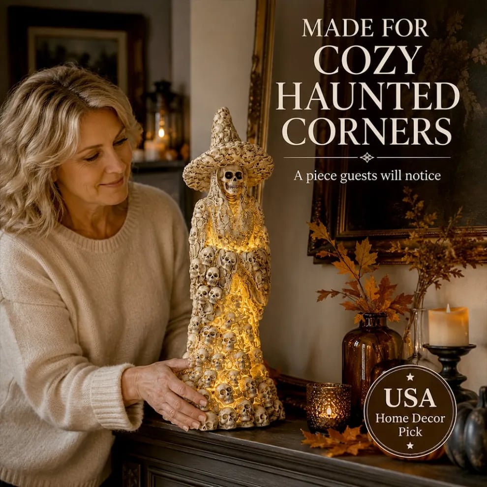 🔥HOT SALE 49% OFF✨Skeleton Witch Ornament🏆