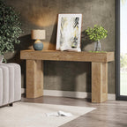 63-Inch Long Console Table, Wooden Rectangular Sofa Table Behind The Couch, Farmhouse Entryway Table for Entrance, Hallway, Living Room🏆
