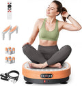 Vibration Plate Exercise Machine with Foot Massager, Office Vibrating Plate Exercise Machine for Weight Loss, 0-99 Levels Amplitude and Easy to Store, Acupressure Relieves Leg Fatigue🔥