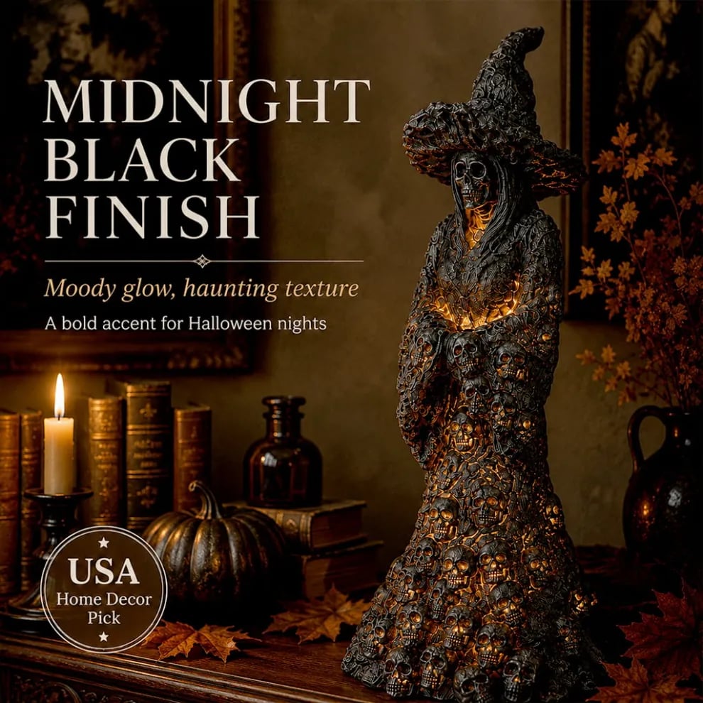 🔥HOT SALE 49% OFF✨Skeleton Witch Ornament🏆