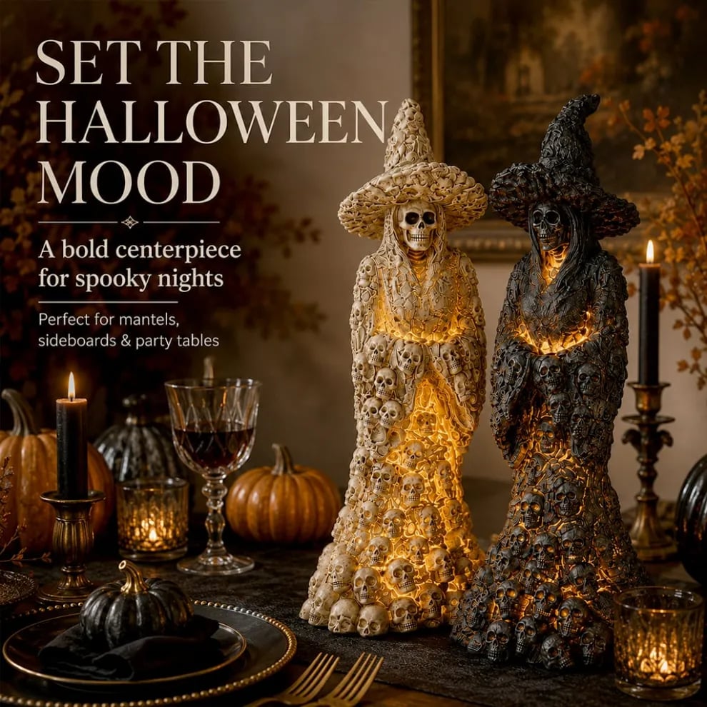 🔥HOT SALE 49% OFF✨Skeleton Witch Ornament🏆