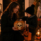 Skull Pumpkin Candy Jar – Spooky-Cute Halloween Magic 🎃💀🍬🏆