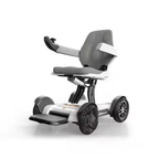 Portable Power Wheelchair With Remote Memory Foam Cushion Foldable Adjustable Aluminium Electric Wheelchair🏆