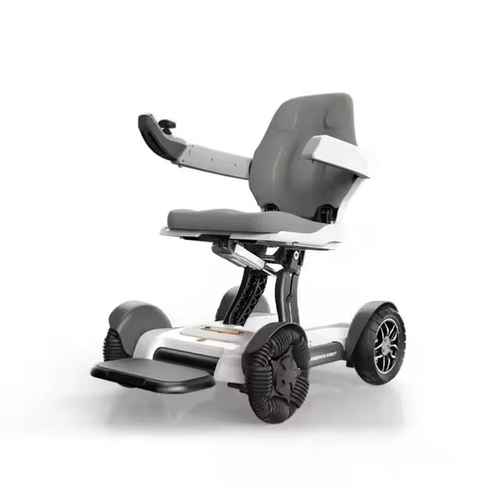 Portable Power Wheelchair With Remote Memory Foam Cushion Foldable Adjustable Aluminium Electric Wheelchair🏆