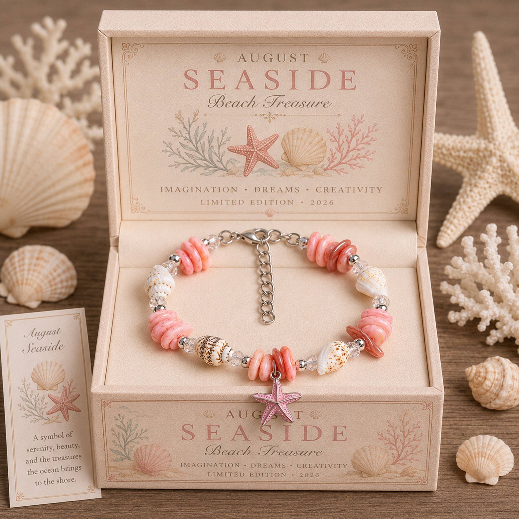 🐚 Blessings from the Deep: Shell, Pearl & Aquamarine Choker | 2026 Limited Handmade Edition – Only 8 Left🏆