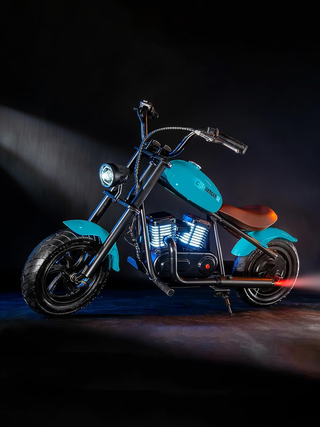 Kids Electric Motorcycle With Colorful Ambient Light💋