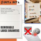 🧩Rotating Puzzle Board with Drawers and Cover,Tilt&Lazy Susan🏆