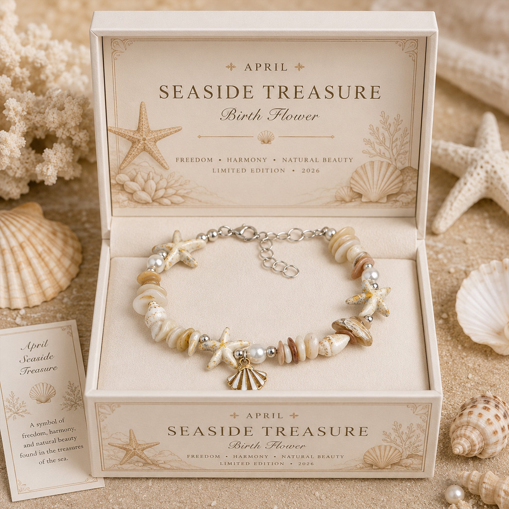 🐚 Blessings from the Deep: Shell, Pearl & Aquamarine Choker | 2026 Limited Handmade Edition – Only 8 Left🏆