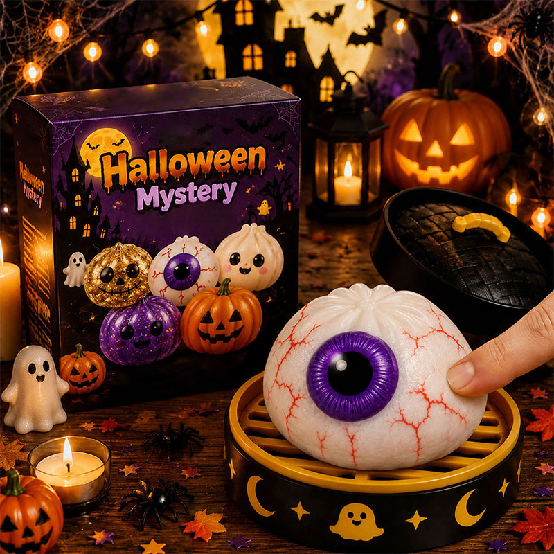 🎃 Halloween Dumpling Squeeze Squishy Toy🏆