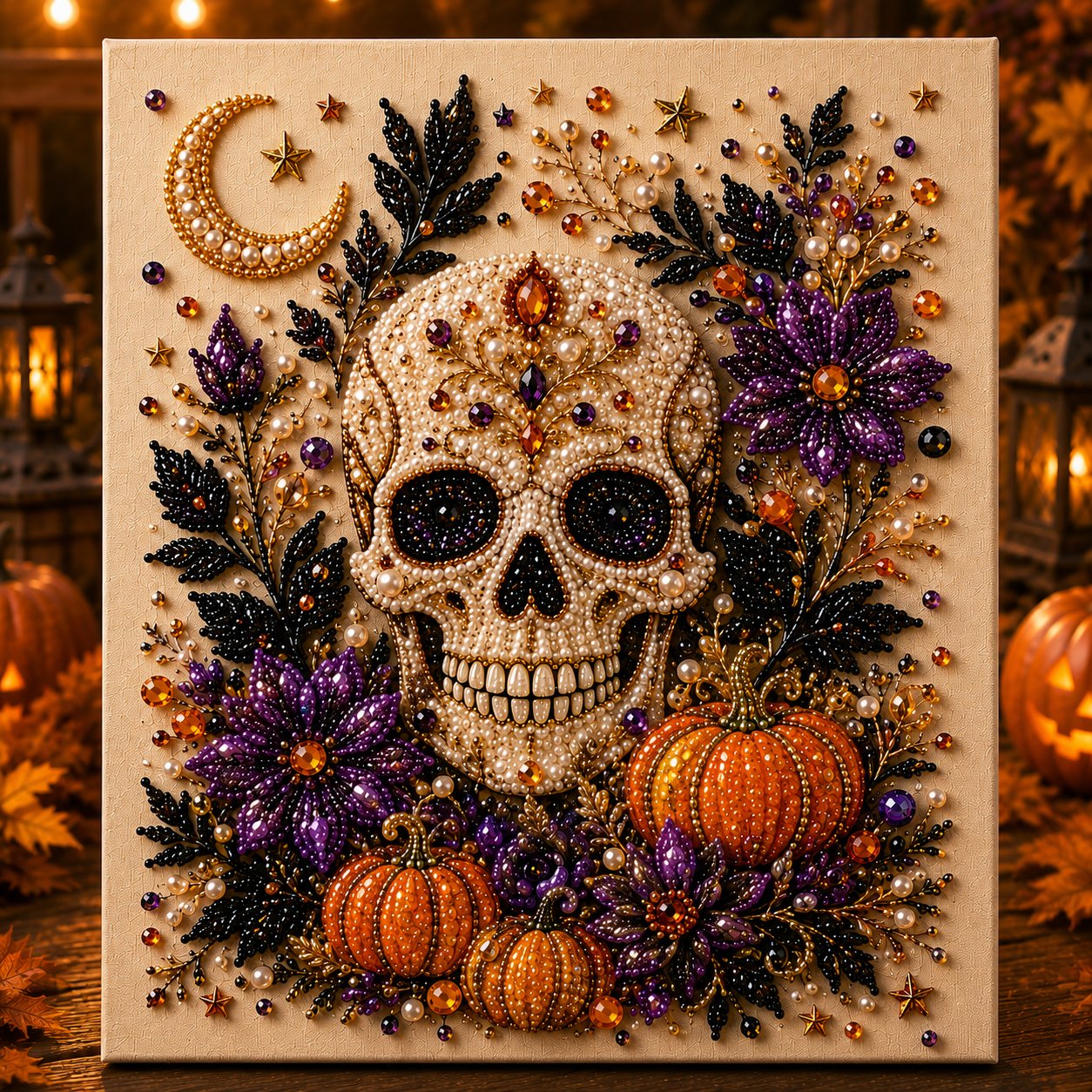 👻 Halloween Ghost Pearl Art DIY Kit 🏆
