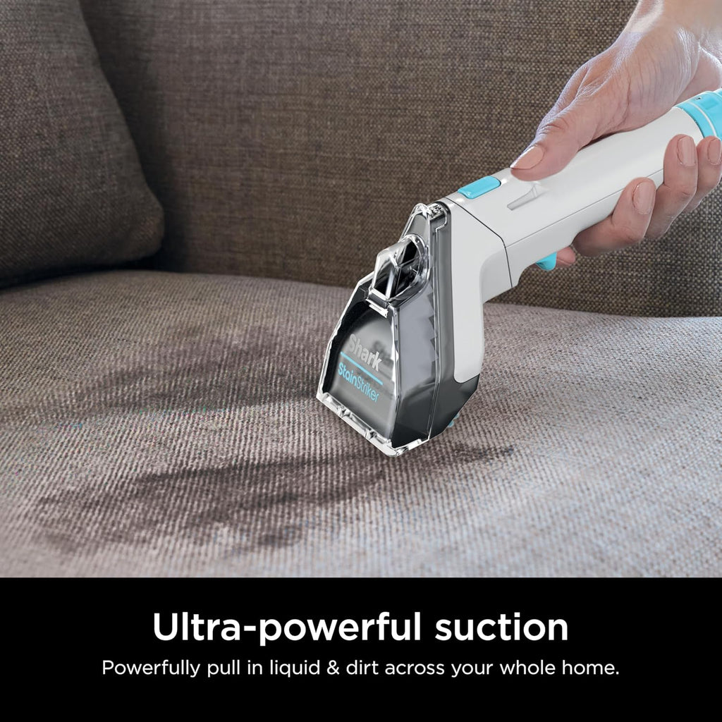 🌬️Portable Carpet, Upholstery & Area Rug Cleaner with Pet Mess Tool, Stain & Odor Remover, Perfect for Car Interiors, Includes 3 Cleaning Tools & Cleaning Solution, White🏆