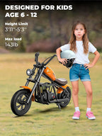 Kids Electric Motorcycle With Colorful Ambient Light💋