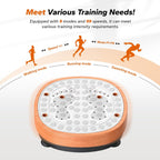 Vibration Plate Exercise Machine with Foot Massager, Office Vibrating Plate Exercise Machine for Weight Loss, 0-99 Levels Amplitude and Easy to Store, Acupressure Relieves Leg Fatigue🔥