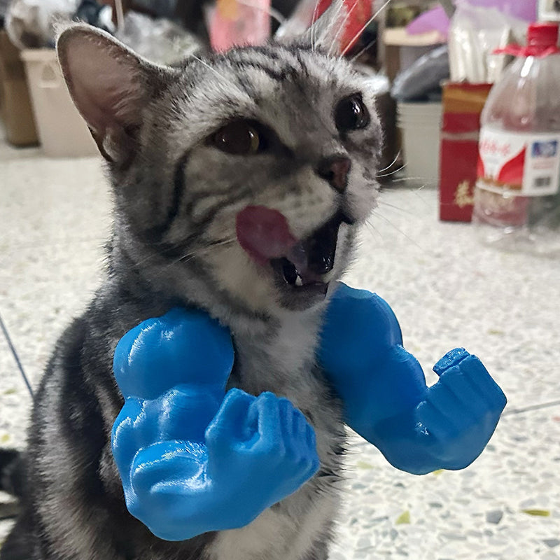 💪 3D Printed Hulk Arms Pet Cosplay Props with Halter Neck🏆