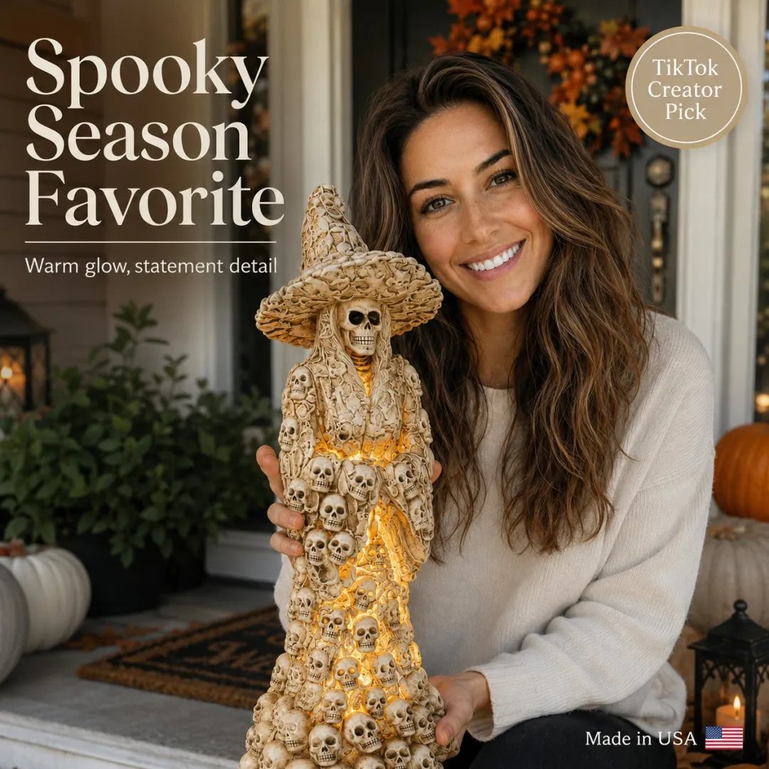 🔥HOT SALE 49% OFF✨Skeleton Witch Ornament🏆