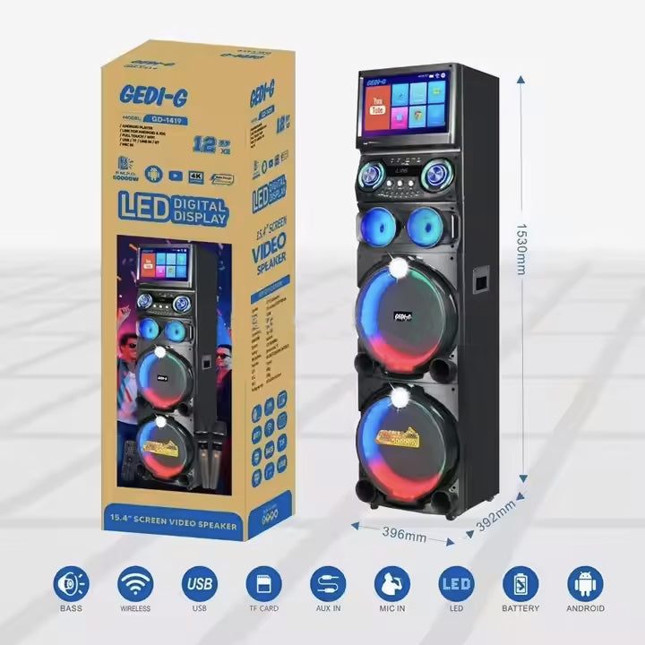 🎤 All-in-One Karaoke & Cinema Speaker System🏆