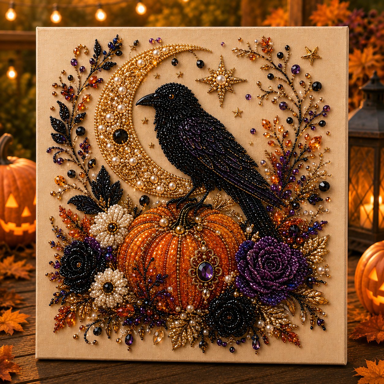 👻 Halloween Ghost Pearl Art DIY Kit 🏆