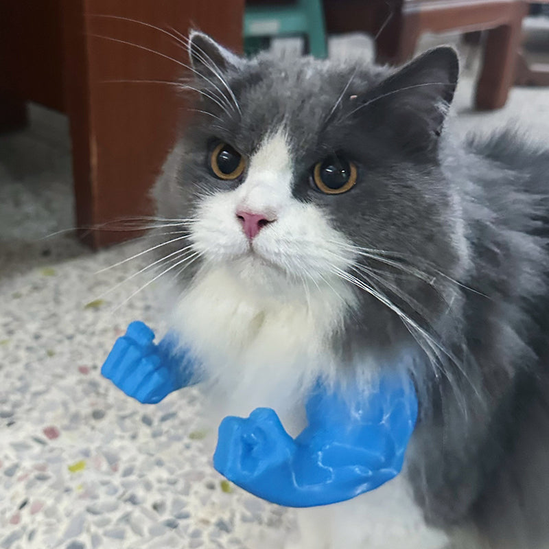 💪 3D Printed Hulk Arms Pet Cosplay Props with Halter Neck🏆