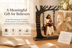 ✝️ Jesus Swing Ornament – John 14:6 Faith Table Decor | Christian Bible Verse Home Decoration