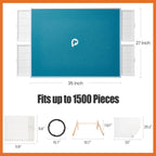 🧩Rotating Puzzle Board with Drawers and Cover,Tilt&Lazy Susan🏆
