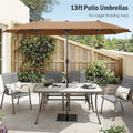 ⚡Clearance Sale🌞Oversized Outdoor Patio Umbrella with Crank Lift & LED Lights🏆