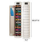 Large-capacity multi-layer rotating disinfection shoe cabinet [with mirror + deodorizer]🏆