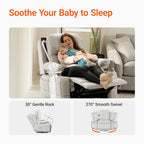 Nursery Chair，Baby nursing recliner🔥