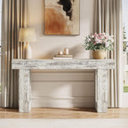 63-Inch Long Console Table, Wooden Rectangular Sofa Table Behind The Couch, Farmhouse Entryway Table for Entrance, Hallway, Living Room🏆