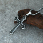 📢📢LAST DAY SALE 50% OFF✝️ "The Lord's Prayer" Cross Necklace -- Unisex🏆